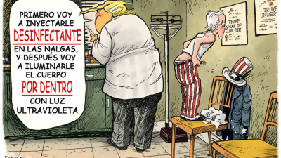 Las ideas de Trump sobre desinfectantes horrorizan a doctores y académicos