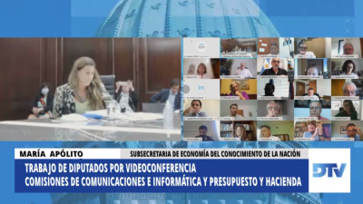 En vivo: Diputados de la Nación llevan adelante una apretada agenda de teletrabajo