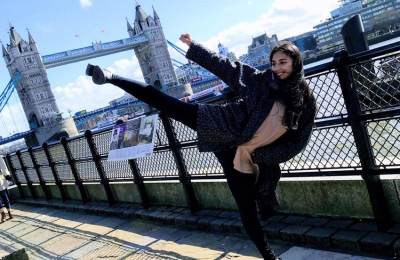 Milagros Acosta se entrena en Londres mientras espera el vuelo de repatriación