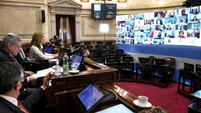 Con la oposición ausente y una tensa sesión, el Senado sancionó la nueva ley de alquileres