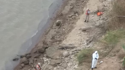 Encontraron restos óseos en la costa de San Lorenzo