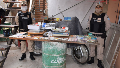 Prefectura desbarató una banda que vendía droga en Corrientes