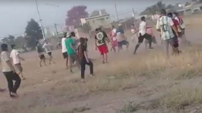 Charata: rompieron la cuarentena para jugar al fútbol y se agarraron a trompadas