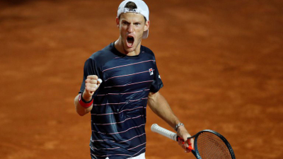 Schwartzman logró un histórico triunfo ante Rafael Nadal en Roma y es semifinalista