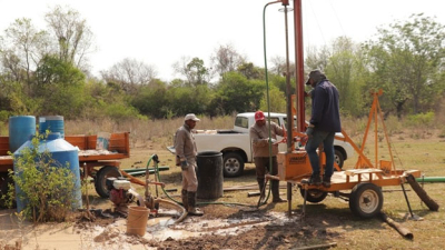 Intensifican perforaciones en la zona rural de Plaza por la sequía