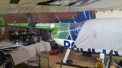 Un helicóptero de la Policía Bonaerense hallado en Paraguay
