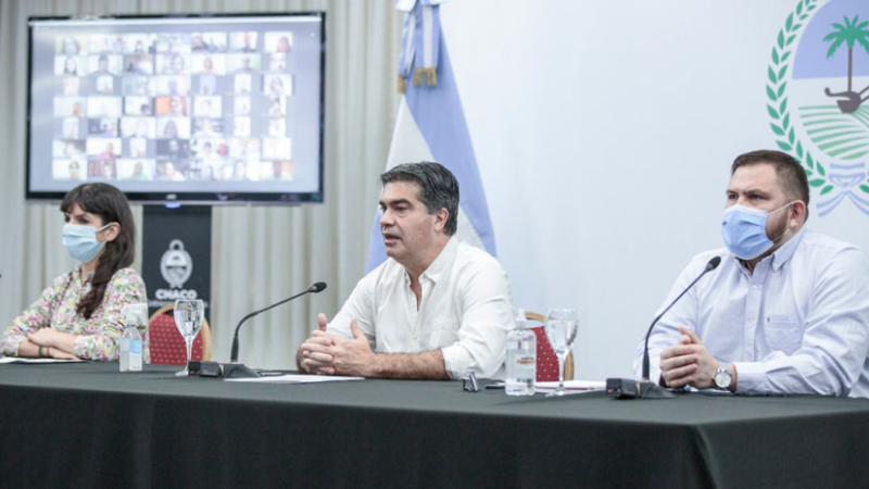 El gobernador encabezó el primer Congreso Virtual de Concejales del Chaco