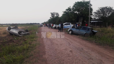 Varios heridos en un siniestro vial en Las Tolderías