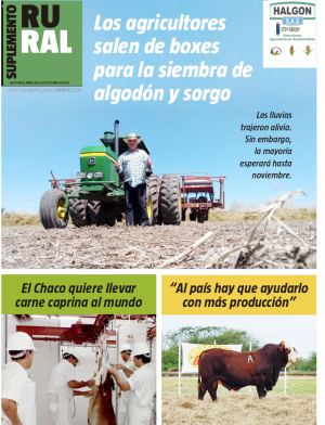 Los agricultores salen de boxes para la siembra de algodón y sorgo