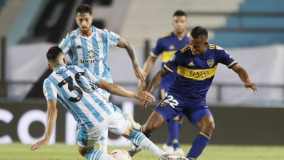 Racing sacó una buena ventaja ante Boca en Avellaneda