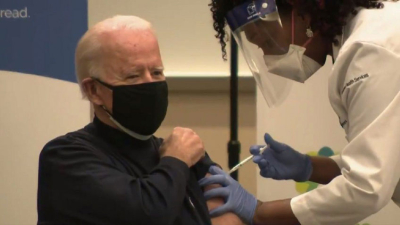 Biden se vacunó contra el coronavirus