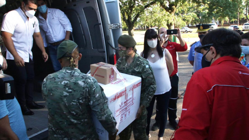 Se completó la entrega de vacunas Sputnik en la provincia