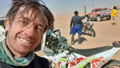 Luto en el Dakar: muere el motorista Pierre Cherpin