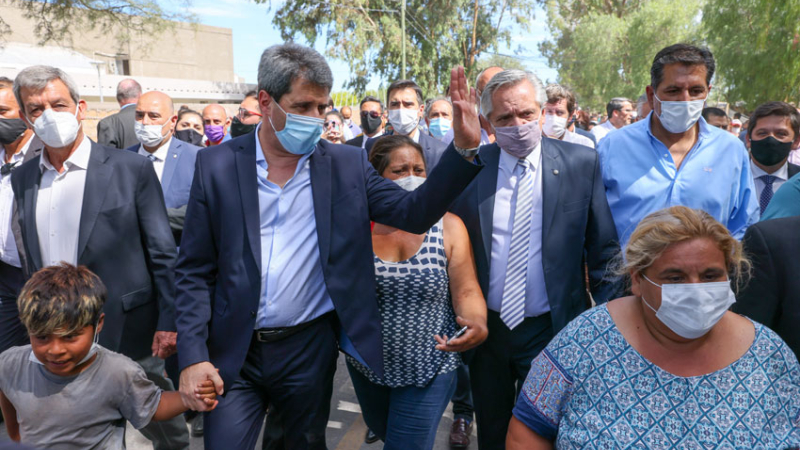 San Juan: el presidente visitó a los afectados por el terremoto