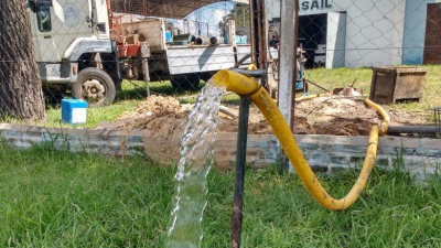 Realizaron una nueva perforación para mejorar el caudal de agua en Basail