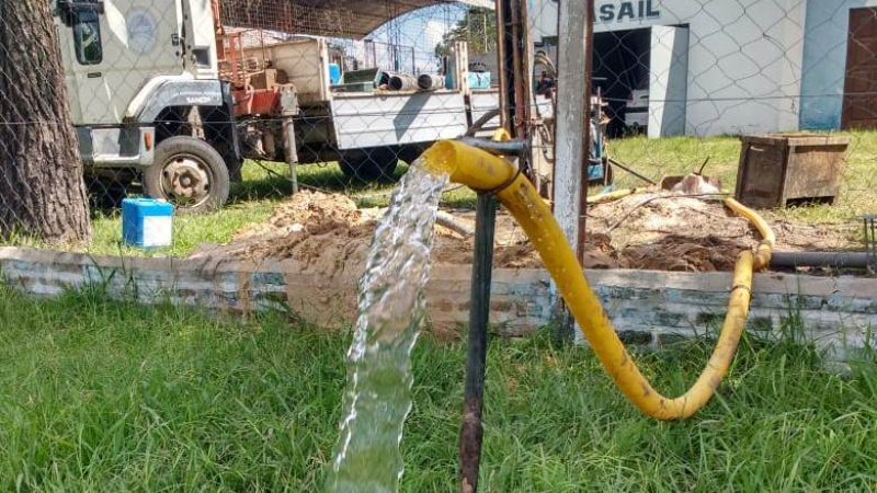 Realizaron una nueva perforación para mejorar el caudal de agua en Basail