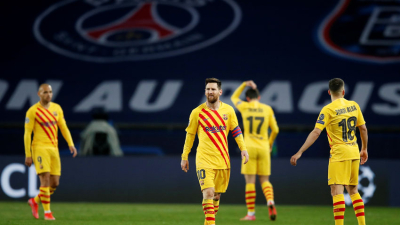 Barcelona solo empató con el PSG y no alcanzó los cuartos de la Champions