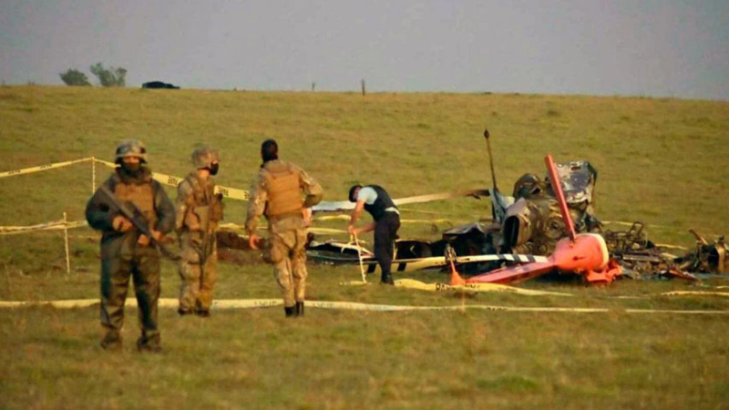 Uruguay: cayó un helicóptero que trasladaba vacunas y se perdieron todas las dosis