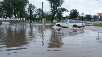 Coronel Du Graty: 112 milímetros caídos y continúa la lluvia torrencial