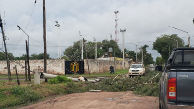 Fuerte temporal azotó a Pampa del Infierno