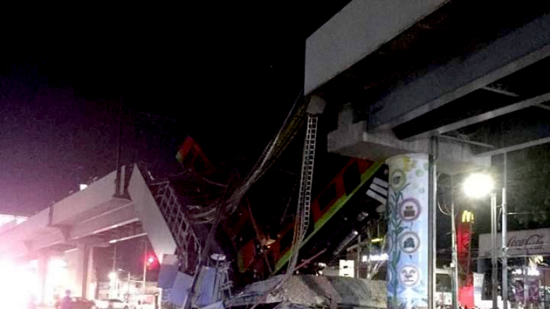 Al menos 23 muertos y 70 heridos en un accidente en el metro de la ciudad de México