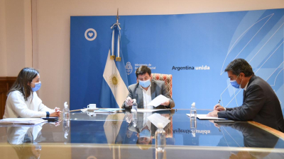 Capitanich y Arroyo firman convenios para fortalecer asistencia alimentaria