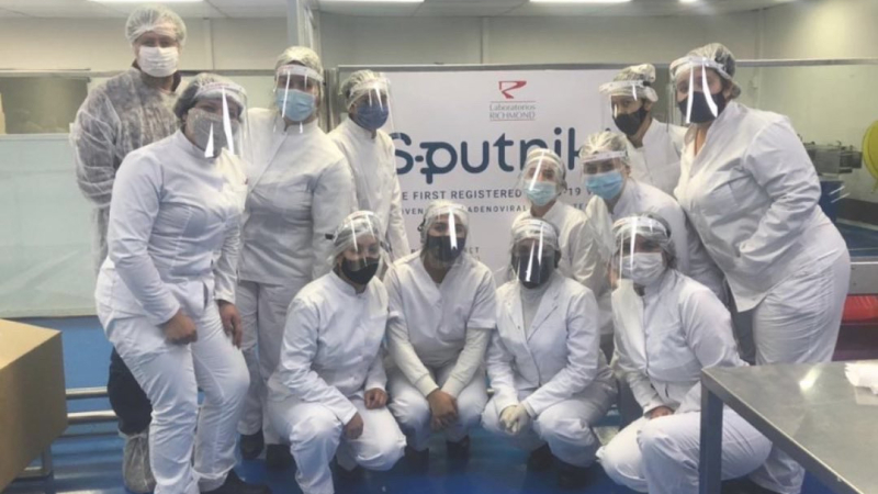 Richmond concluyó la producción de sus primeras 450.000 dosis de la vacuna Sputnik V