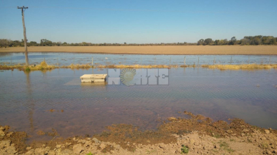 Pérdida de agua del nuevo acueducto en zona de Napenay