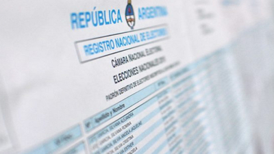 El padrón electoral aumentó 7% respecto al 2019: casi 34,5 millones de personas podrán votar este año