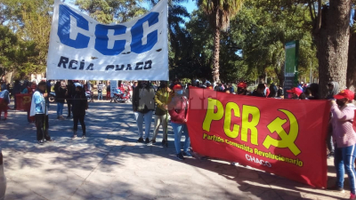 Jornada de protesta en Resistencia y cortes en el interior provincial