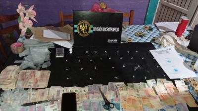 Incautaron drogas en el barrio Don Santiago II