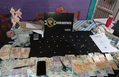 Incautaron drogas en el barrio Don Santiago II
