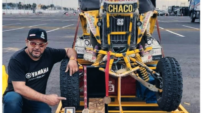 Carlos Verza arribó a Sáenz Peña y se despide del Rally Dakar