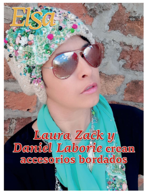 Laura Zack y Daniel Laborie crean accesorios bordados