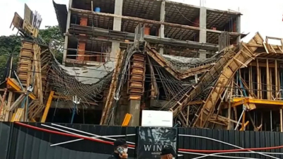 Seis heridos por el derrumbe de un edificio en Posadas