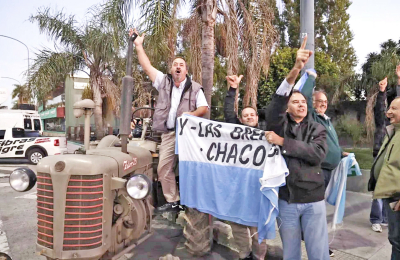 La marcha de los tractores copa la Capital Federal