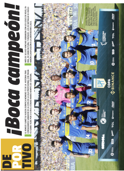 ¡Boca campeón!