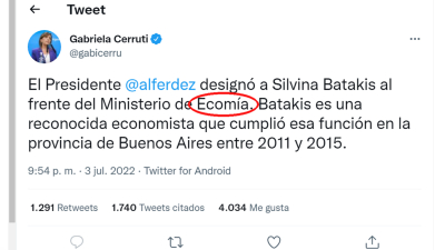 Anuncio "oficial" por Twitter, y sin conferencia de prensa