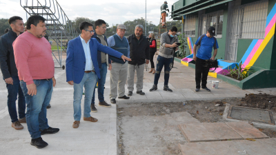 Avanzan las obras para la gran bienal de Resistencia