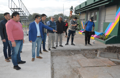 Avanzan las obras para la gran bienal de Resistencia