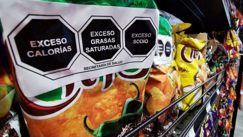Empresas deberán colocar el etiquetado frontal desde este sábado