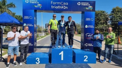 Javier Galarza y Cinthia Soto clasificados a la final de la Copa Argentina de Duatlón