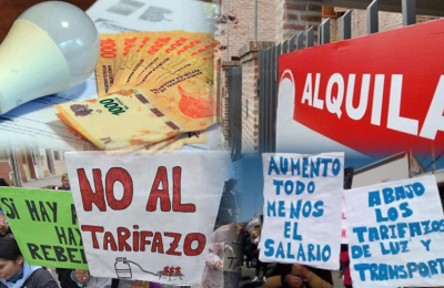 Quita de subsidios, tarifazos y alquileres con subas del 64%