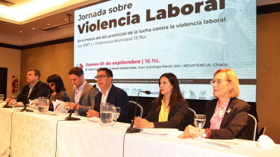 Gustavo Martínez: "Trabajamos para erradicar la violencia laboral"