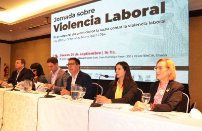 Gustavo Martínez: "Trabajamos para erradicar la violencia laboral"