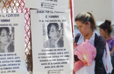 En Argentina ocurrieron 154 femicidios en los primeros ocho meses