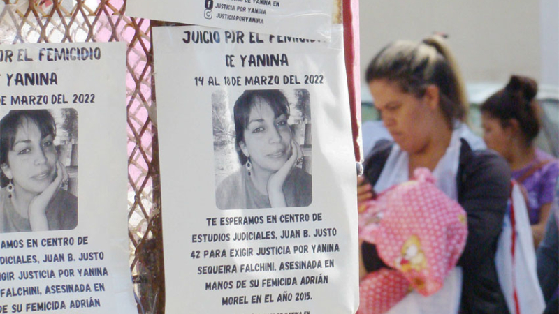En Argentina ocurrieron 154 femicidios en los primeros ocho meses