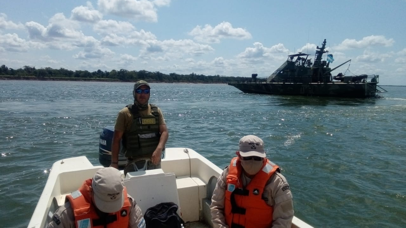 Múltiples operativos de Prefectura en Chaco y Corrientes