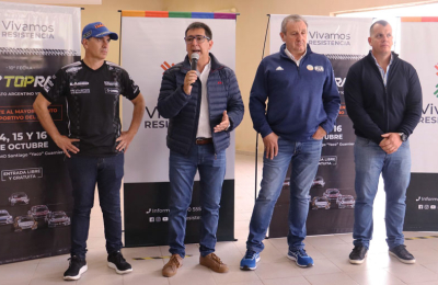 El intendente Martínez invitó a vivir el Top Race en Resistencia