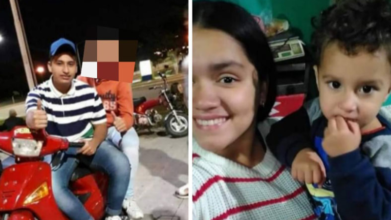 Joven y su hijo de dos años mueren durante una "caravana de motos"